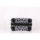 TUCCI Italy Winter Leopard Art 3-Piece Hardside Luggage Set-28" Checked Large Dimensions - Inner: 28" L x 18.9" W x 10.9" H, Outer: 30.7" L x 19.6" W x 11.4" H, Weight: 8.6 lbs