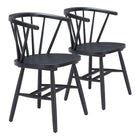 Zuo Stenger Dining Chair - Black - Set of 2-Assembly required