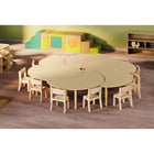 Mitybilt Environ Eclipse Table - 48" L x 34" D-High pressure scratch resistant laminate