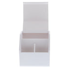Bostitch Office Konnect Storage Bin with Removable Lid - 2 Modular Dividers - White-Can be docked to the Konnect Cord Management Rail or used alone