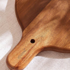 Minimal Round Wooden Serving Board-Multipurpose and Versatile