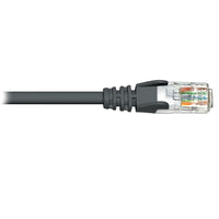 BlueDiamond CAT6 Patch Cable, 100ft Black, (6008)-350Mhz Stranded 4 pair 8 conductor Unshielded Twisted Pair (UTP) cable