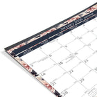 Blueline 2026 Floral Monthly Desk Pad - 22" x 17" - Bilingual-Elegant floral design enhanced by bold contrasts