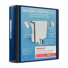 Staples Better Binder - 3" - Blue-Rings close tightly to allow pages to turn easily