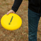 Triumph Bottle Battle - Yellow-INCLUDES ALL ACCESSORIES – The set comes ready to play with two 1” diameter aluminum telescoping, locking poles with two 5” diameter bottle platforms, two non-breakable life-like bottles (175 gram), and one disc (165 gram)