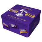 Cadbury UK Dairy Milk Mixed Chocolate Chunks Tin - 360g-Suitable for gifting, sharing, or personal snacking, with individually wrapped chocolates, a trusted brand name, and versatile uses in recipes. 