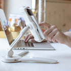 Kanto Universal Phone & Tablet Stand - Single Arm - White-5 Years Limited Manufacturer Warranty