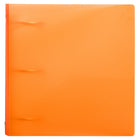JAM Paper Plastic 3" 3-Ring Binder - Orange -This document holder is a staple for all of your projects, assignments, memos, school work, and any other important documents that need to be kept safe