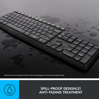 Logitech MK235 Wireless Keyboard & Mouse Combo - Grey - French (920-007899)-Advanced optical tracking for smooth, responsive cursor control, easy text selection, and effortless scrollin