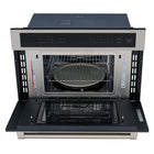 Kucht 30" 1.6 cu. ft. Built‑In Air Fryer & Convection Microwave - Stainless Steel-Cristal LCD display and glass touch screen
