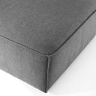 Modway Restore Ottoman - Charcoal-Chair Weight Capacity: 440 lbs.