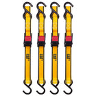 CAT 4-Piece Cam Buckle Strap Set - 16' x 1"-Secure your cargo with confidence - this 4-piece cam buckle strap set delivers a 400 lb working load limit (1,200 lb break strength) per strap for reliable, everyday tie-down performance