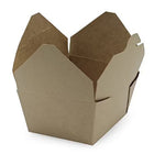 Victoria Bay Take Out Box - 4.3" W x 3.5" L x 2.5" H - Kraft - 450 Pack-Take-out box fold-top