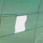 Outsunny Walk-in Tunnel Greenhouse with Roll Up Door - 14.6' x 6.6' x 6.6'- Zippered roll up door for easy access and can be attached to top to stay open  