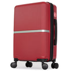 Air Canada Laurentian 20" Hardside Carry-On Luggage - 360-Degree Spinner - Red-8 spinner wheels provide smooth 360-degree maneuverability
