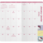 DateWorks 2026-2027 Monthly Pocket Planner - 3.5" x 6.5" - Hello Kitty - Bilingual-June 2025 - December 2027