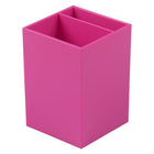 JAM Paper Plastic Pen Holder - Fuchsia Pink-Colour: Hot Pink Fuchsia | Be stylish and organized with a modern colourful pencil holder.