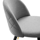 Modway Cordial Dining Chairs - Light Grey - 2 Pack-9