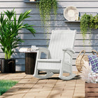 Suncast Rocking Chair with Storage - Ice Cube-Unique 7 gallons of storage in seat design.