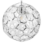 Modway Shine Pendant Chandelier - Silver-Requires One E26 60W Bulb