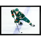 Kirill Kaprizov Wild Skating - Framed Canvas - 31" x 22"-Premium canvas print with gallery-wrapped edges