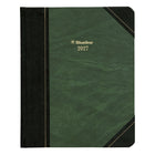 Blueline 2027 Traditional Daily Planner - 8-1/8" x 6-9/16"- Marble Green - Bilingual-Weekday appointment schedule from 7:00 a.m. to 7:00 p.m. in 30-minute intervals