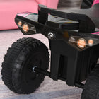Aosom Kids Sliding Ride-On 4 Wheel ATV - Pink-Material: PP, Steel 