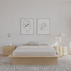 Nexera Malibu Bed Frame - Queen Size - Natural Blonde Oak-7