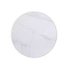 Manhattan Comfort Anderson Modern 28.15" Coffee Table and 15.75" End Table - Cream and Grey - Set of 2-Coffee Tabletop Diameter Measures 28.15 inches. End Tabletop 1.0 Diameter Measures 15.75 inches