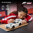 LEGO Technic Dodge Viper GTS-R Sports Car-This racing car model features a V10 engine with moving pistons and differential