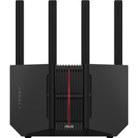 ASUS RT-BE92U  BE9700 Tri-Band WiFi 7 Smart AiMesh Extendable Router - Black-Beyond-fast WiFi 7 802.11be New 320MHz channels in the 6 GHz band and 4096-QAM significantly increase network capacity and throughput, with speeds of up to 9700 Mbps