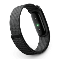 Google Fitbit Air Fitness Activity Tracker Band - Obsidian-Adaptive coaching, built with Gemini (subscription required)