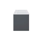Modway Vitality 48" Double Sink Bathroom Vanity - Grey/White-Ceramic Double Sink With Integrated Countertop
