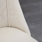 HOMCOM Dining Chairs in Velvet Accent - Cream White - Set of 4-Modern design adds glamour to your dining room, kitchen, bedroom and more