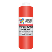 DEMCO EnCouleurs Inc School Fingerpaint - 500 mL - Red-Finger paint
