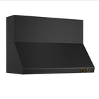 KUCHT KRHG480-GL-C 48" 1200 CFM Wall Mounted Range Hood with Digital Controls - Gemstone/Gold-Stylish range hood comes with two stainless steel baffle filters that are also dishwasher friendly