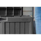 Suncast Deck Box - 50 Gal. - Peppercorn-Capacity: 50 Gallons.