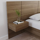 Nexera Milano Floating Nightstand Extension Panel - Brown Oak-6