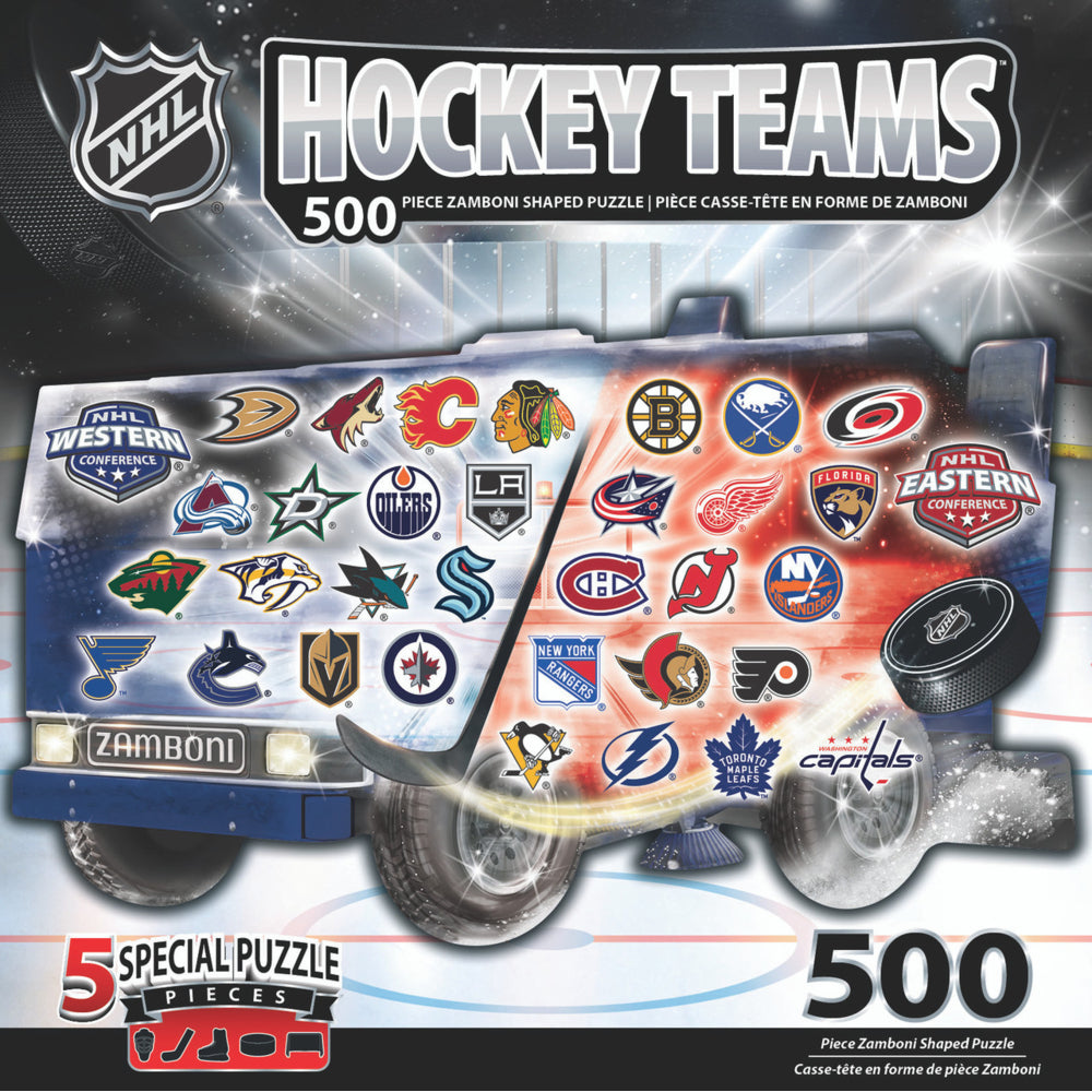 Masterpieces Puzzle Company NHL League Zamboni 500 Piece Shaped
