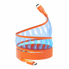 Statik MagStack Pro Charge/Sync Magnetic Cable USB-C to USB-C - 3.3 ft - Orange-Rapid Data Transfer at 480mbps: Safely move important files, videos, music, movies, podcasts, and more. Can be used to transfer from your phone to your computer, computer to hard drive, or any other combination of compatible devices