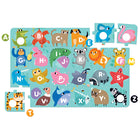 Banana Panda Suuuper Size Puzzle - Alphabet Match-LITTLE KIDS PLAY AND LEARN WITH THIS PUZZLE - putting the puzzle together trains perception, creativity, concentration and visual memory