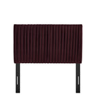 Modway Eloise Stain-Resistant Performance Velvet Twin Headboard - Mulberry-Assembly Required