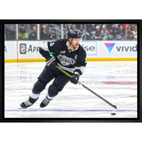 Adrian Kempe Los Angeles Kings - Framed Canvas - 31" x 22"-Premium canvas print with gallery-wrapped edges