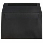 JAM Paper A8 Invitation Envelopes - 5.5 x 8.125 - Black Linen - 50 Pack-These envelopes are perfect to use for sending invitations, greeting cards, RSVP's, thank you cards, gifts for birthdays, graduations, holidays and more