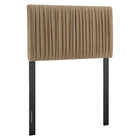Modway Eloise Stain-Resistant Performance Velvet Twin Headboard - Taupe-Twin Size Headboard