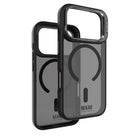 Blu Element Chromatic Kick MagSafe Case for iPhone 17 Pro - Black-Extra camera protection with fold-out Kickstand for landscape viewing