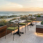 Zuo Alfresco Dining Table - Grey-Dimensions: 23.6" L x 23.6" W x 29.9" H