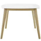 Modway Stratum 40" Dining Table - White-MDF White Laminate Top