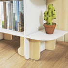 Qaba Kids Bookshelf Dinosaur Themed - Natural-Fun dinosaur shape sparks imagination, making tidying up an exciting game
