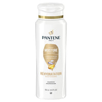 Pantene Daily Moisture Renewal Lush Moisture Shampoo - 355mL-Shampoo & conditioning system deeply hydrates for 72 hours vs. non-conditioning shampoo